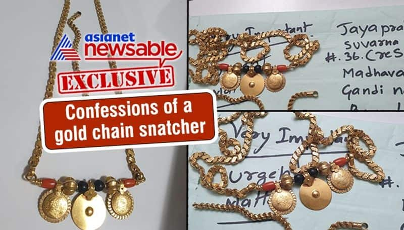 Exclusive Chain snatcher seeks out Suvarna News anchor's help in returning gold chain to victim-dnm