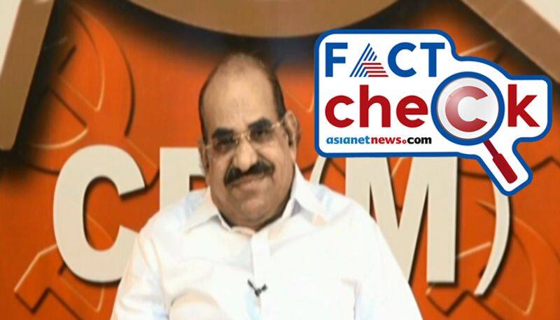 Kodiyeri balakrishnans false arguments against asianet news on minister son swapna suresh photo morph photo fact check