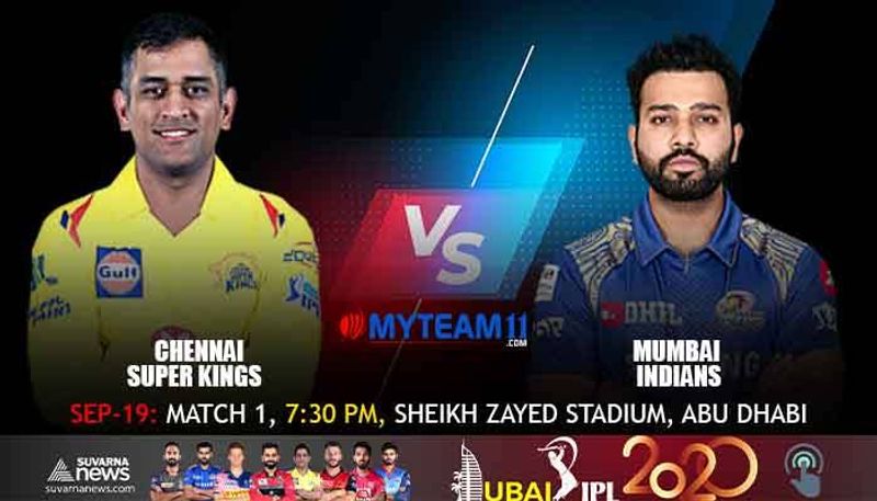 IPL 2020 Mumbai Indians vs Chennai Super Kings both team looking for Winning Start kvn