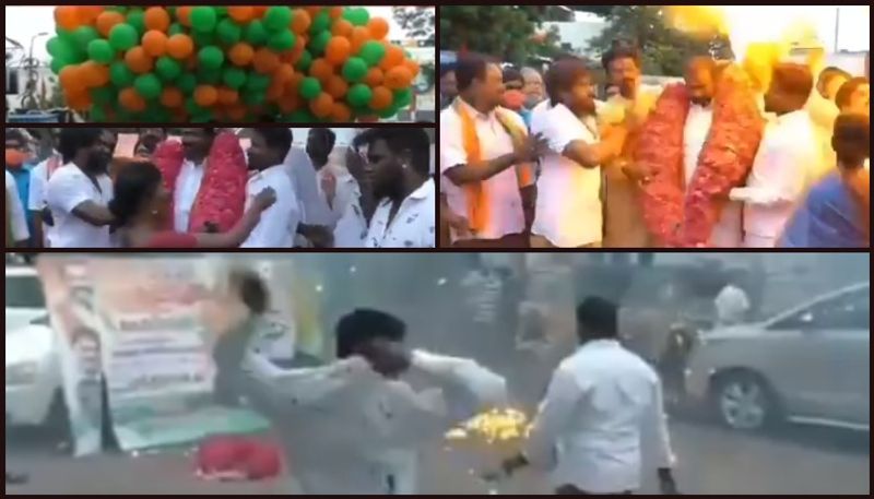 BJP workers injured after helium balloons explode as they celebrate PM Modi birthday