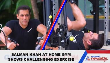 Salman Khan converts space at home to gym, takes on challenging exercises