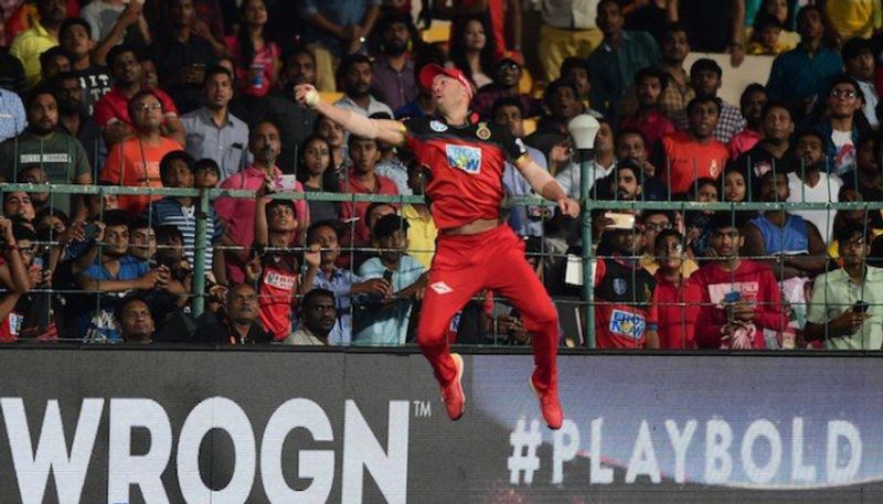 IPL 2020 Virat Kohli Recreates AB De Villiers Superman Catch