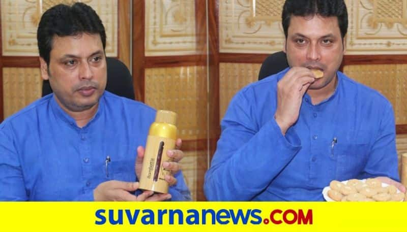 Tripura CM Biplab Kumar Deb launches bamboo cookies, honey bottle dpl