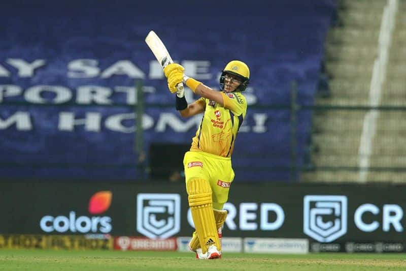 IPL 2020 CSK lost two wickets against SRH in Dubai