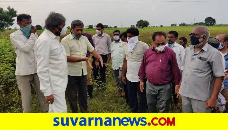 Eshwar Khandre Visit Flood Affected Area in Bidar Districtgrg