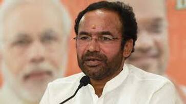 Covid 19 Kishan Reddy, Union minister of state for home, donates food material