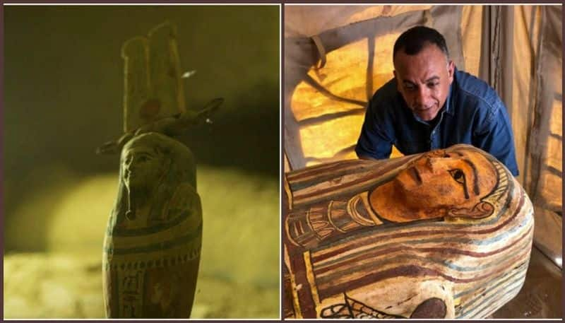 Archaeologists discover 27 mummies sealed inside Egyptian well