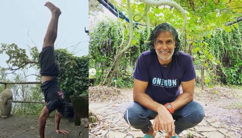 Viral Video Of Milind Soman Nailing a Handstand