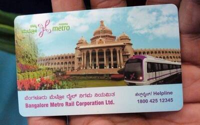 Bengaluru’s Namma Metro smartcard validity extended to 10 years