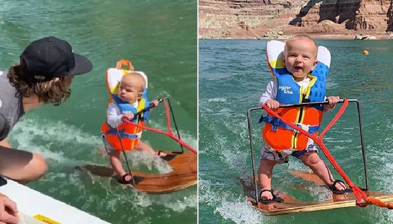 6 Month Old Becomes Youngest Person To Go Water Skiing