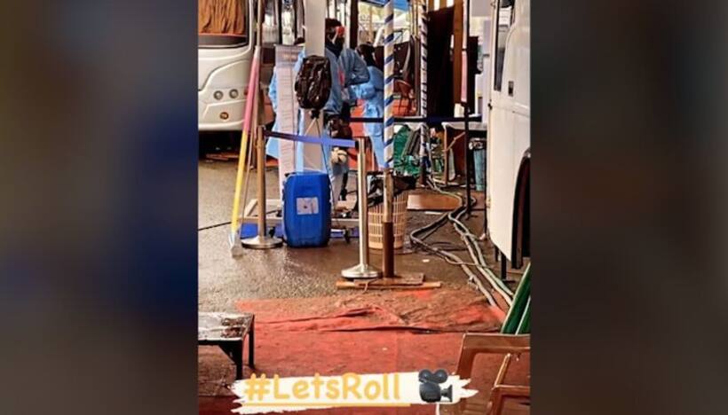 ‘#LetsRoll’ Siddhant Chaturvedi shares a snap from his movie set as he starts shooting
