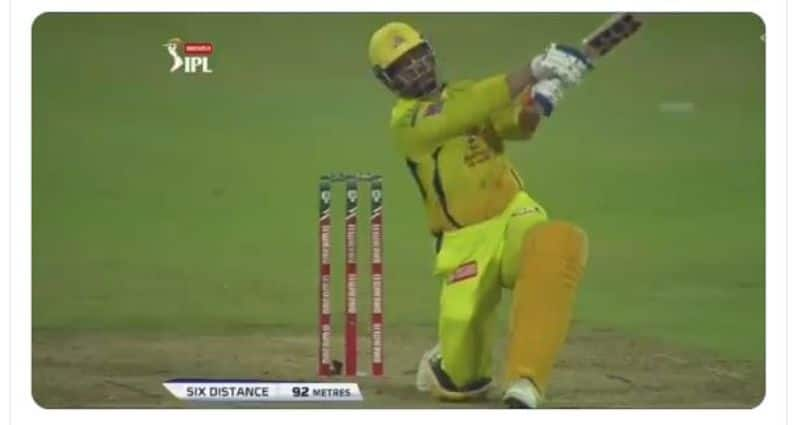 IPL 2020: MS Dhoni hits out of the park; a lucky man takes the ball home