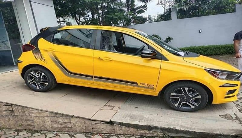 new Tata Tiago special Soccer Edition car only gets exterior decals and graphics