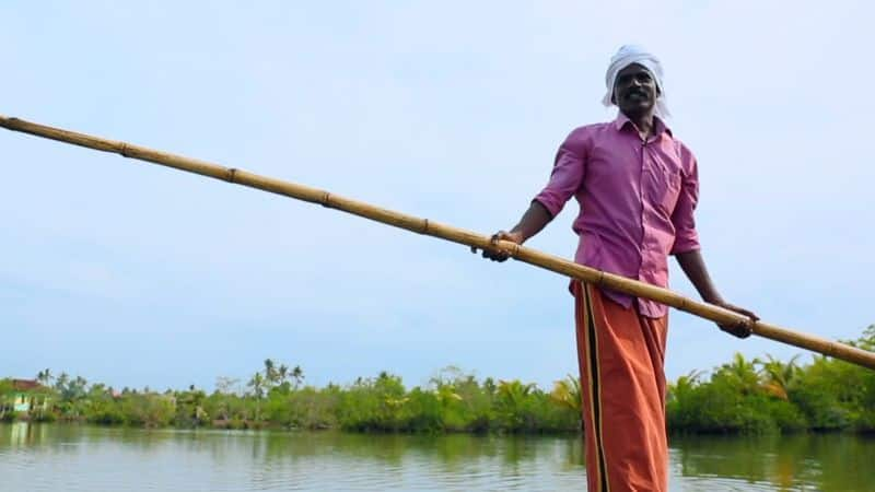 behind the scene story documentary Sinking island on Monroe island in kerala