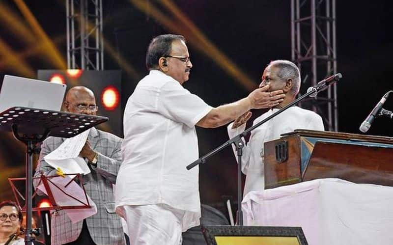 Ilayaraja remembers SPB in Rock with Raja event