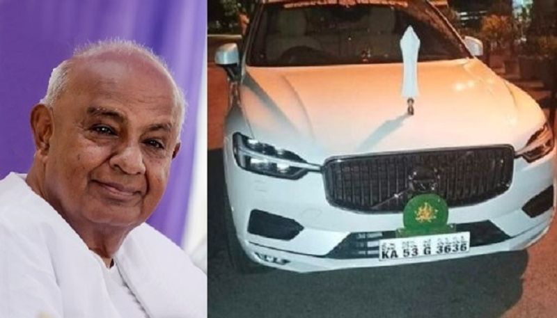 Karnataka govt gives luxury Volvo car to HD devegowda