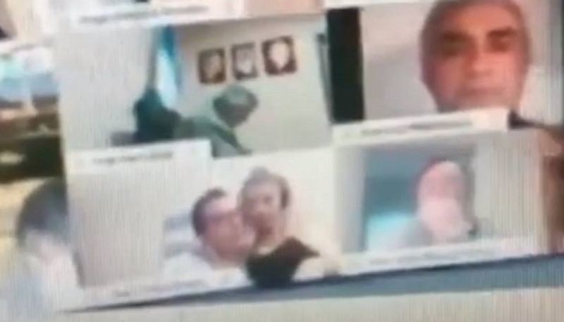 Argentinian politician resigns after kissing partner breasts during virtual debate rbj