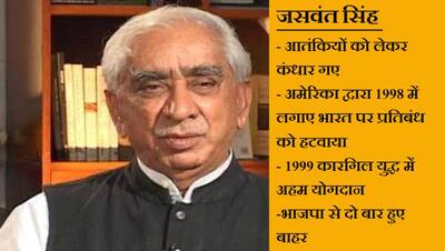 कभी प्लेन हाईजैक होने के बाद आतंकियों को कंधार लेकर गए थे जसवंत सिंह, दो बार भाजपा से हुए थे बाहर