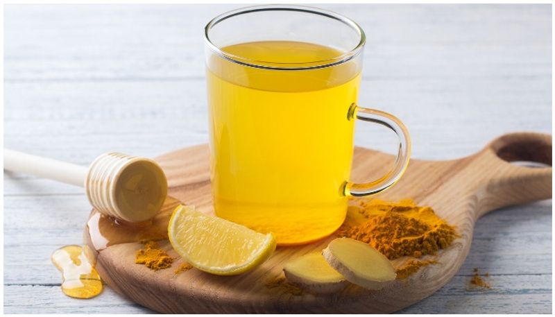 start the day by drinking turmeric water