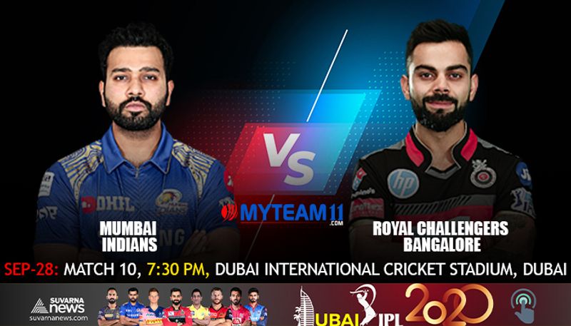 IPL 2020 Virat Kohli Led RCB take on Mumbai Indians in Dubai kvn