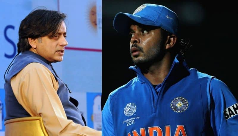 IPL2020 Dont compare Sanju Samson to Dhoni,Sreesanth tells Shashi Tharoor