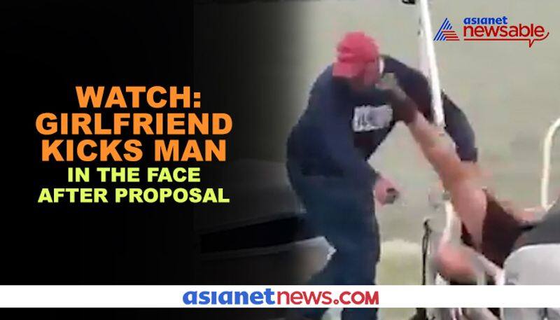 Man proposes girlfriend on a boat, gets kicked in the face - gps