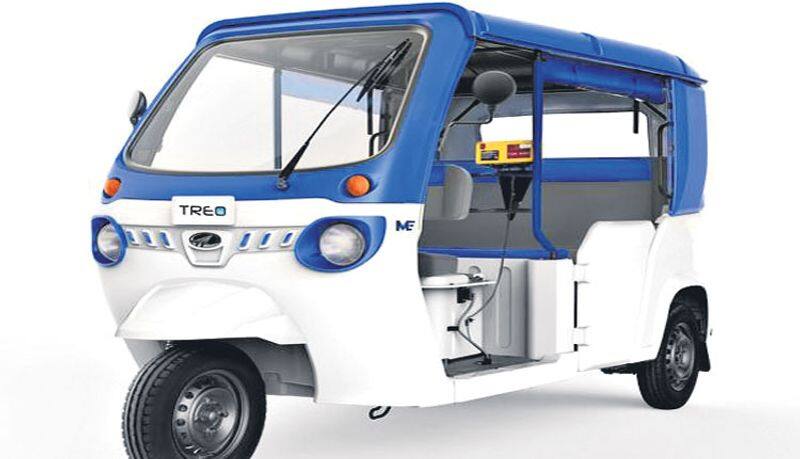 All New Mahindra Treo Electric Three Wheeler Launched in telangana