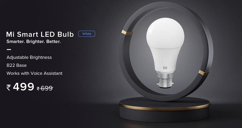 xiaomi Mi Smart LED Bulb, Mi Automatic Soap Dispenser Launched in India