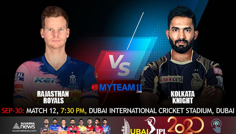 IPL 2020 Kolkata Knight Riders vs Rajasthan Royals faces in Dubai match Preview kvn