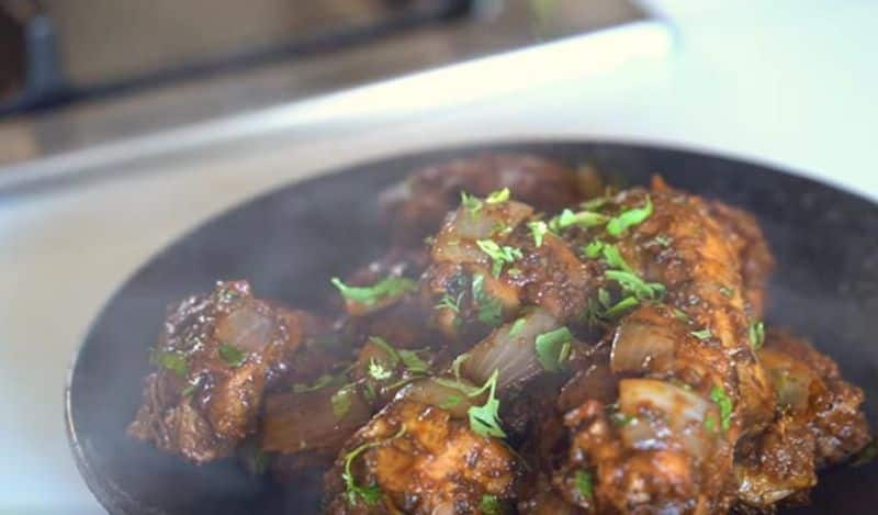 How to make Onion Chicken Fry in Tamil