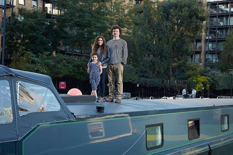 The houseboats in London