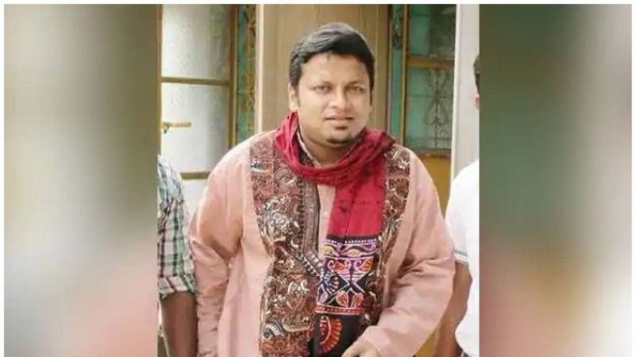 BJP leader Anupam Hazra who threatened to hug Mamata Banerjee if he contracted COVID-19 tests positive