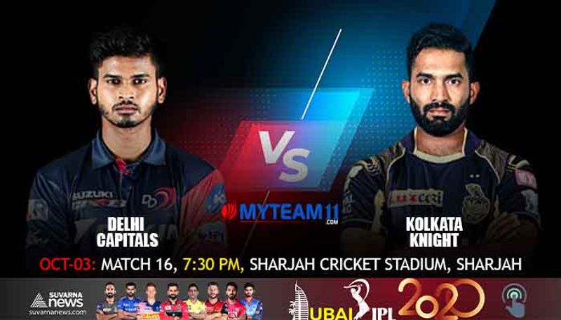 IPL 2020 kolkata knight riders vs Delhi Capitals in Sharjah match Preview kvn