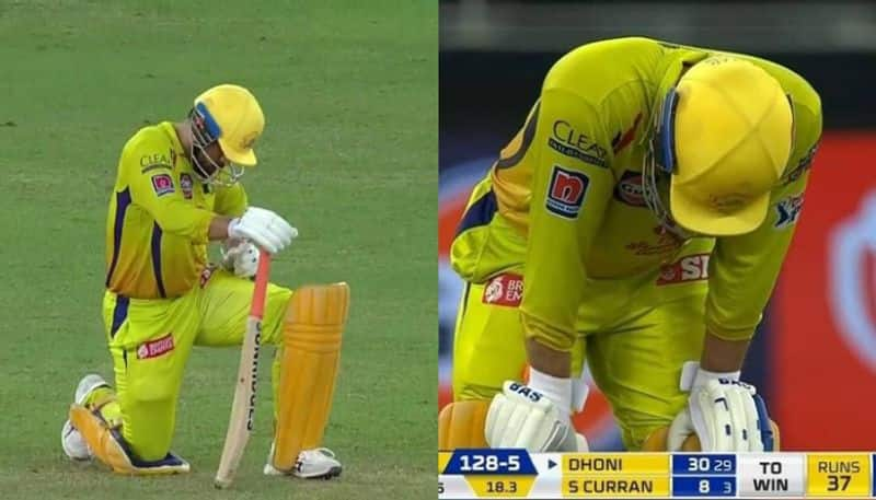 IPL 2020 CSK vs SRK Fans supports MS Dhoni after he struggled