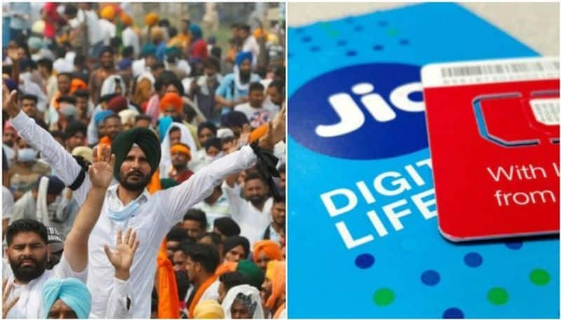 Punjab farmers destroy Reliance Jio SIM cards in protest against corporates over farm laws