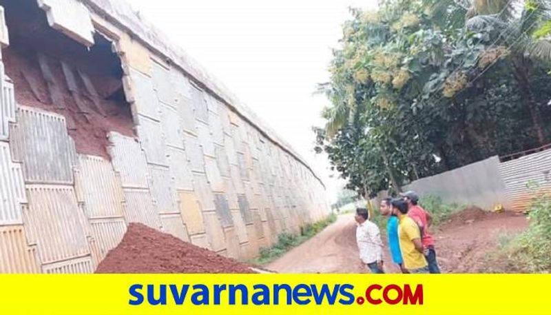 Poor Work in BRTS Flyover in Dharwadgrg