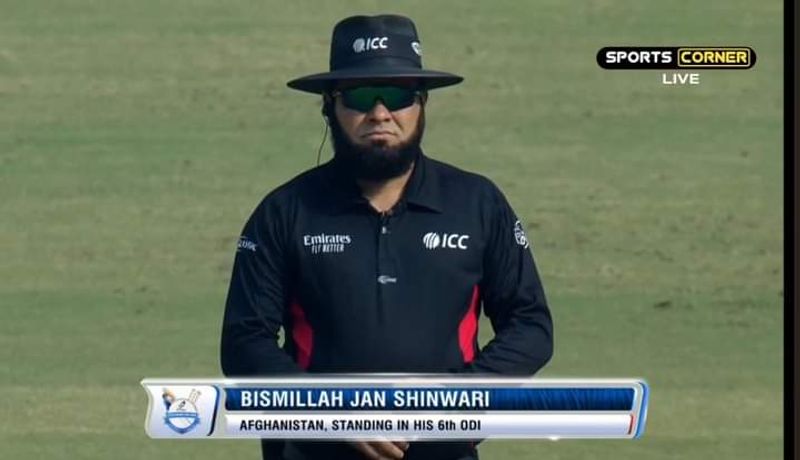 International umpire from Afghanistan Bismillah Jan Shinwari died in  a suicide blast ckm