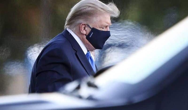 Donald Trump breaks quarantine for a drive by