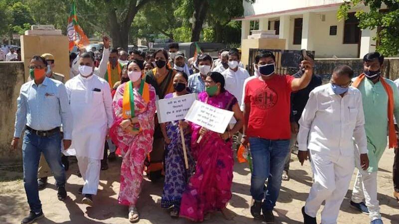 Rape in Rajasthan, Jaipur rape protest, Hathras protest