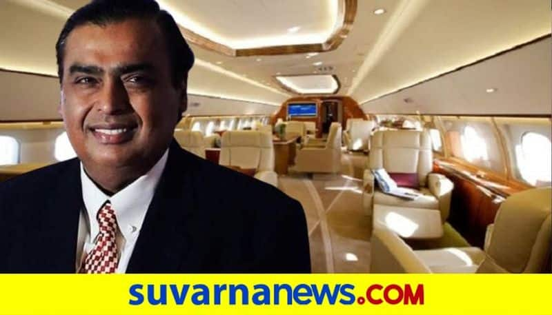 Inside View Of Mukesh Ambani Private Boeing Business Jet pod