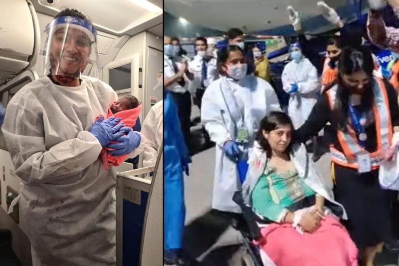 Woman gives birth to baby boy aboard flight travelling from Delhi to Bengaluru -ymn