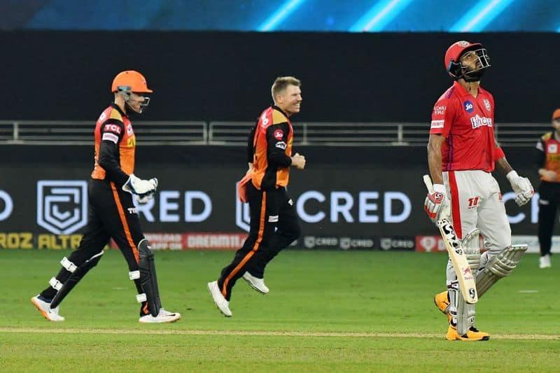 IPL2020 Sunrisers Hyderabad beat Kings XI Punjab by 69 runs