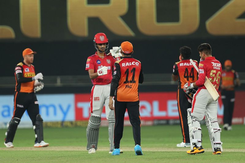 IPL 2020 KXIP lost 5th match in a row Sunrisers Hyderabad climb 3rd position ckm