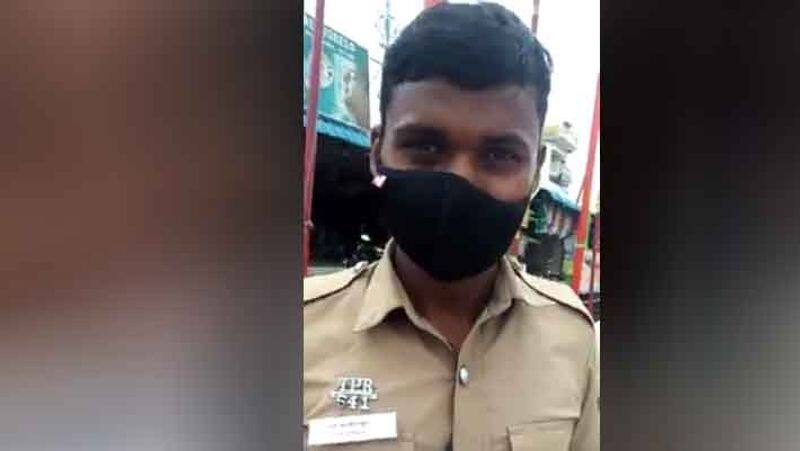 tiruppur police asked caste name issue...Transfer to the Armed Forces