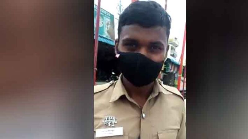 tiruppur police asked caste name issue...Transfer to the Armed Forces