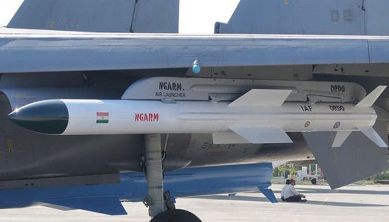 India successfully tested Rudram Anti Radiation Missile from a Sukhoi30 fighter aircraft ckm