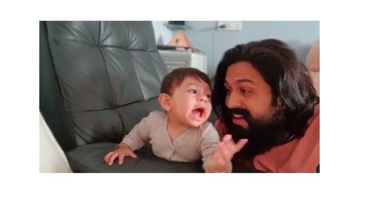 Yash sings Johny Johny Yes Papa to son Yatharv; Here is how Yatharv responds -ymn