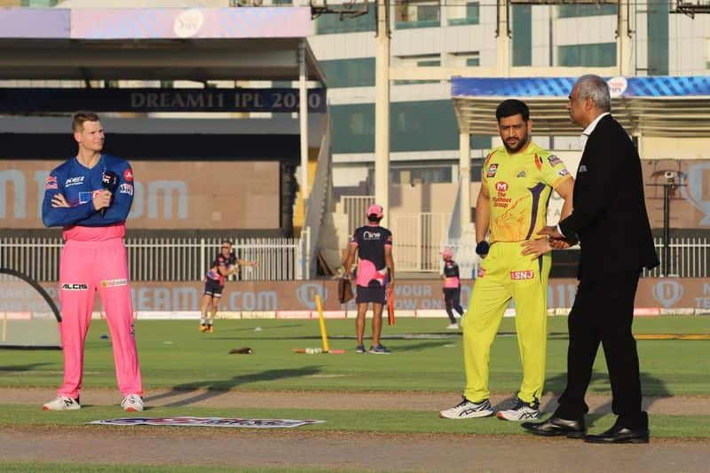 IPL 2020 Chennai Super Kings won the toss against Rajasthan Royals