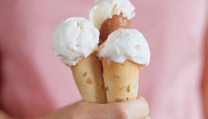 Man sets new Guinness World Record by putting scoops on a single ice cream cone