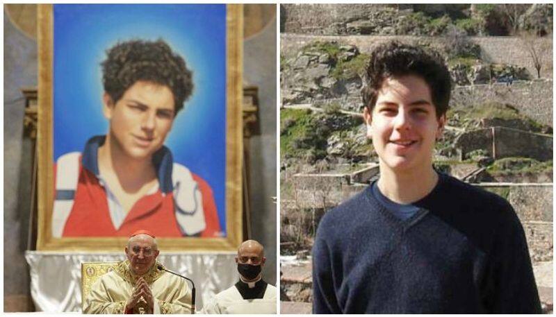 Carlo Acutis boy who died aged 15 to become first millennial saint